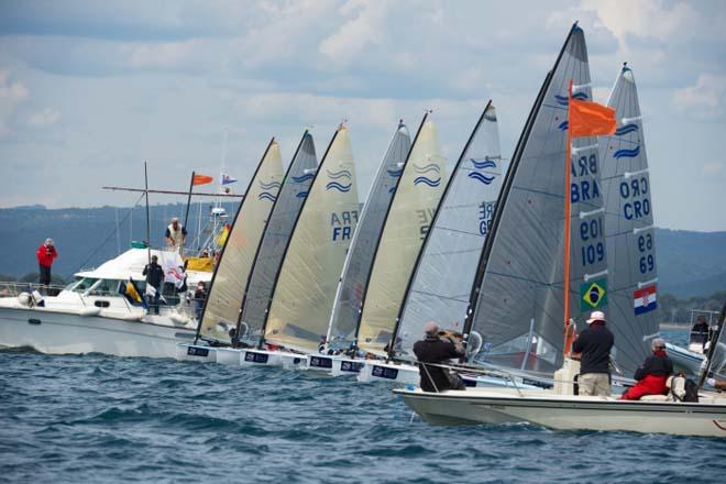 Finn medal race - 2014 ISAF Sailing World Cup Hyeres © Franck Socha